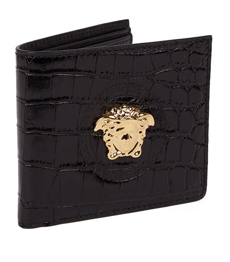 men's versace wallet sale|Versace medusa wallet.